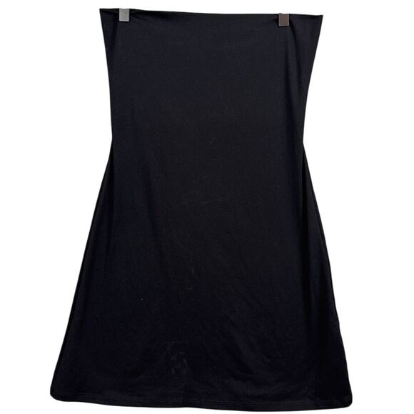 Susana Monaco Black Strapless Tube Dress Mini Length SZ L NWOT LBD Vista Fabric - Picture 5 of 10